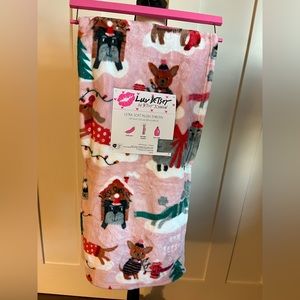 NWT Luv Betsey - Betsey Johnson Christmas Throw Blanket